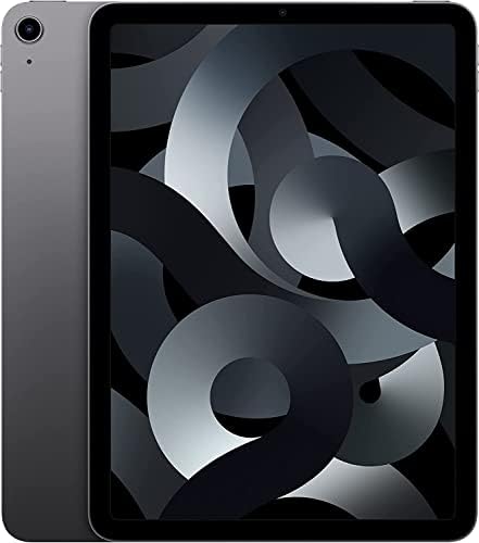 Apple iPad Air (5th Generation, 10.9-inch, 2022), 256GB, Wi-Fi + Cellular, Space Gray (Renewed)