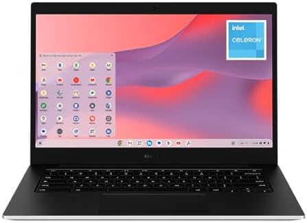 Samsung 14" Galaxy Chromebook Go Laptop PC Computer, Intel Celeron N4500 Processor, 4GB RAM, 64GB Storage, ChromeOS, XE340XDA-KA2US, Student Laptop, Silver